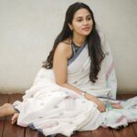 Bhavani Sre Instagram - Styling : @style.with.kr Saree : @wrii_studio Blouse: @sayantighoshdesignerstudio