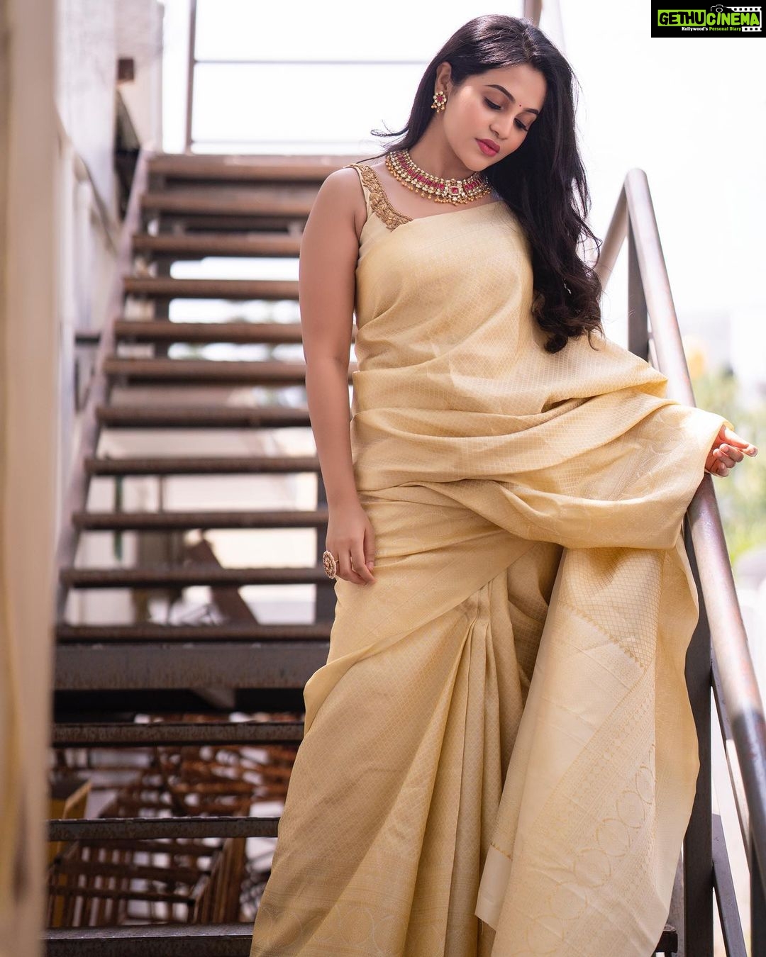 Bhavani Sre Instagram - @anjushankarofficial x @artistrybyolivia x @fifth_angle_studios x @rimliboutique