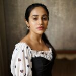 Bhavani Sre Instagram - Wearing : @thehazelavenue Thank you @krithika_ramanioffl and @jananiiyer for this really pretty looking dress! Guys do check out their collection! You all will find really pretty stuff to buy and wear!
