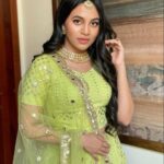 Bhavani Sre Instagram – Jewellery : @rimliboutique 
Wearing : @officialshrutiagarwal 
Hair : @kabooki_mua