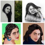 Bhavani Sre Instagram - Appreciation post to all you beautiful artists who had put so much time and effort in to drawing me!Words can’t describe how loved I feel when I get tagged in your art each time!Thank you !Couldn’t manage to get everything in to this grid but do check out the highlight called “art” to have a look at all of them !Thank you guys !!Your art always excites me cause I know being an artist is truly a blessing !❤️