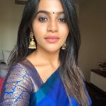Bhavani Sre Instagram – #tbt one of my favorite saree look!