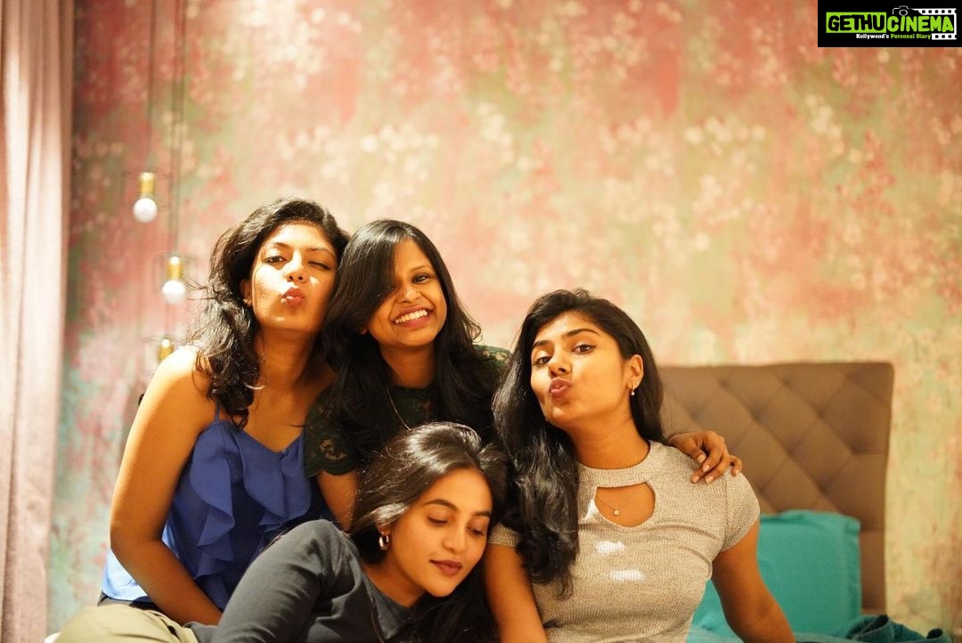 Bhavani Sre Instagram - With my gaaaals! @sarika.09 @sindhura12 @sindhumanjari