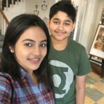 Bhavani Sre Instagram - #Ameen #littlebrat #hehasthebestsister #justsaying😉