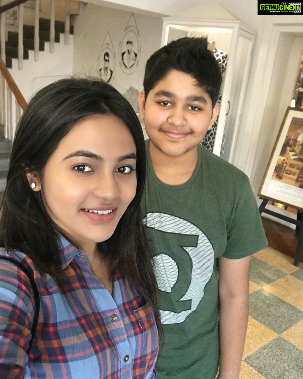 Bhavani Sre Instagram - #Ameen #littlebrat #hehasthebestsister #justsaying😉