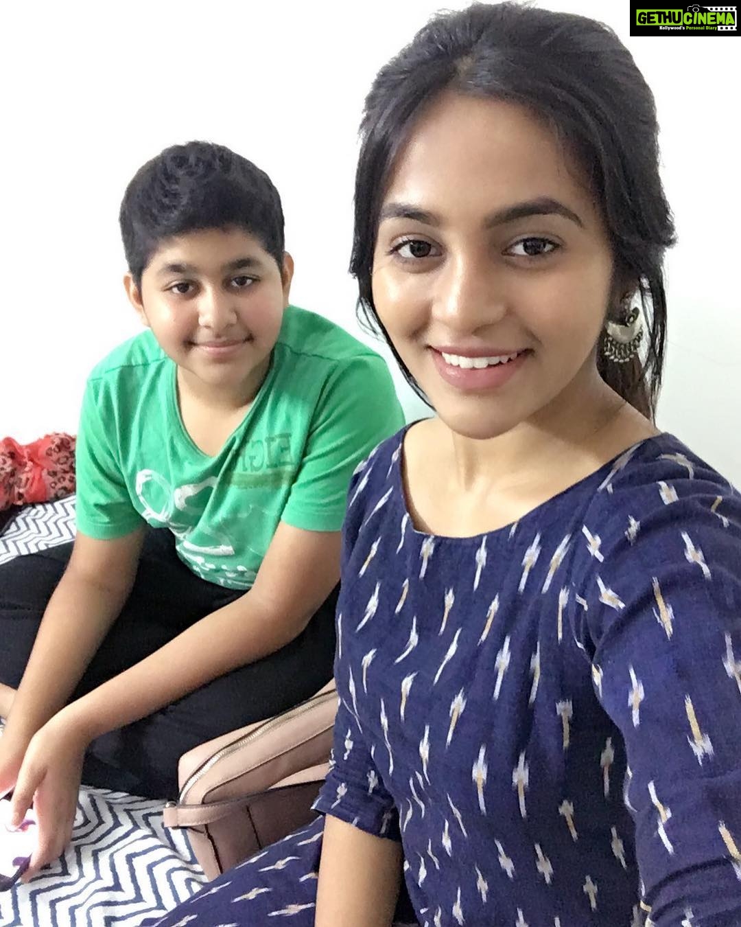 Bhavani Sre Instagram - Ameenu ❤ #buyingthosecheeksbye!