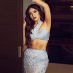 Bhumi Pednekar Instagram - Felt like a 🧜‍♀️ . . . Wearing @garimakarwariyadesigns Styled by @pranita.abhi Hair @hairstories_byseema Makeup by me :) Clicked by @lisadsouza Jewellery @curiocottagejewelry