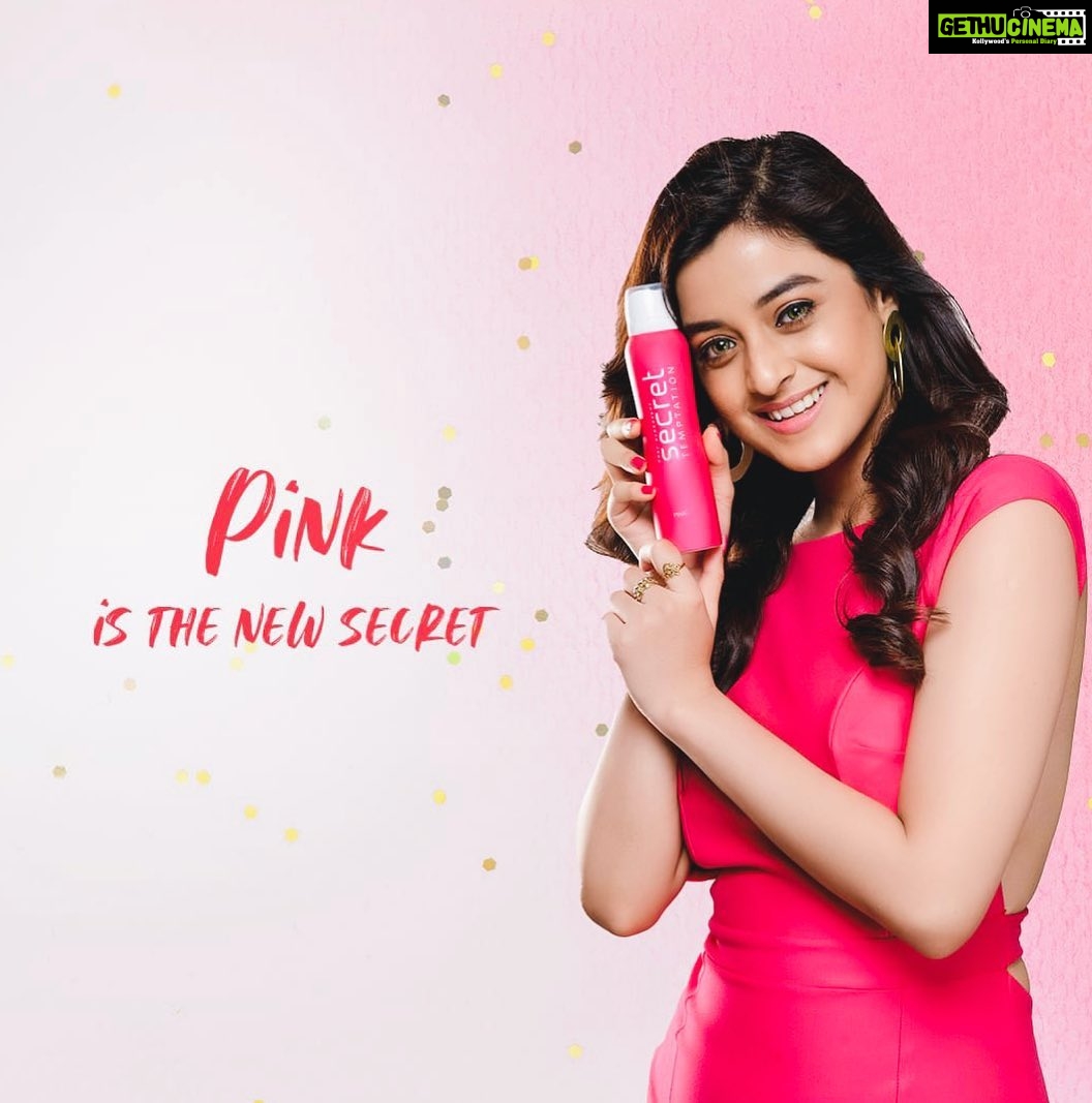 Darshana Banik Instagram - Dear PINKAHOLICS, check out my new Secret from @secrettemptationofficial. Leave a little Pink everywhere you go! The floral, romantic, and amazing fragrance of Pink is for women who never fails to make a mark. To grab your Pink secret, visit @secrettemptationofficial. #PinkIsTheNewSecret #PinkIsYou #PinkIsTheNewYou #CelebratePink #ILovePink #PinkLove #Pinkaholics #ItsASecret #SecretTemptation #SecretPerfume #SecretDeos #WomenFragrance