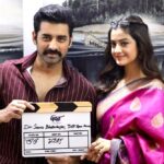 Darshana Banik Instagram - From the #Mahurat of #Mrigaya @ankush.official @souvikb2009 Makeup - @abhijitpl2 Kolkata - The City of Love