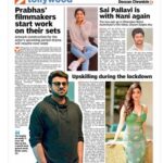 Darshana Banik Instagram - It was nice talking to @deccanchronicle_official about my next #Telugu movie and quarantine life. #Black . . . . . . #telugumovie #actorlife #upcoming #thriller #movie #tollywood