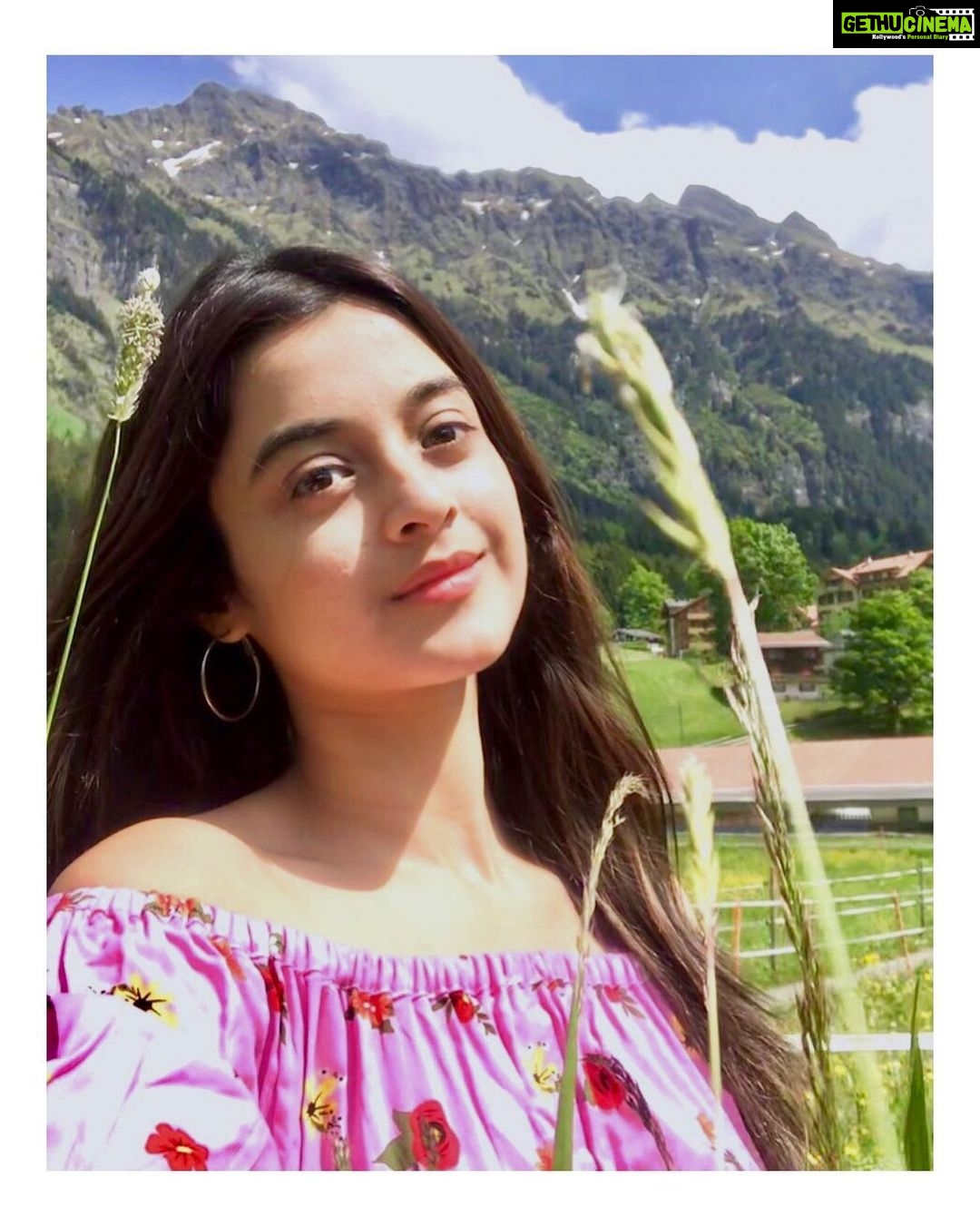 Darshana Banik Instagram - Take me back #SwissAlps #nomakeup Swiss Alps, Jungfrau Mountain, Switzerland