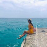 Darshana Banik Instagram – Smelling the sea and feeling the sky. 
#Cannes #FrenchRiviera #France #IndianTraveller Cannes, French Riviera, France