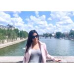 Darshana Banik Instagram - Just humming... ”Moon river wider than a mile Crossin' in style someday My dream maker Heartbreaker Wherever you're going I'm going the same” . . . #Seine #River #Paris #France #IndianTraveller Seine River