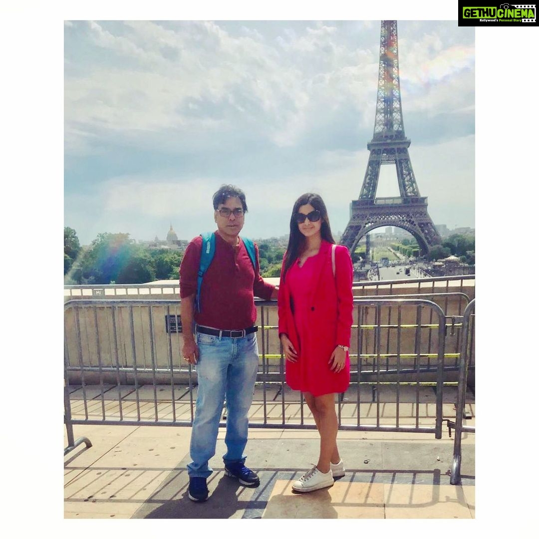 Darshana Banik Instagram - Wind beneath my wings... Baba #happyfathersday His Birthday to Father’s day, a memorable holiday together. Europe
