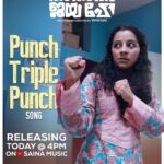 Darshana Rajendran Instagram – Punch Triple Punch, at 4 pm today :)