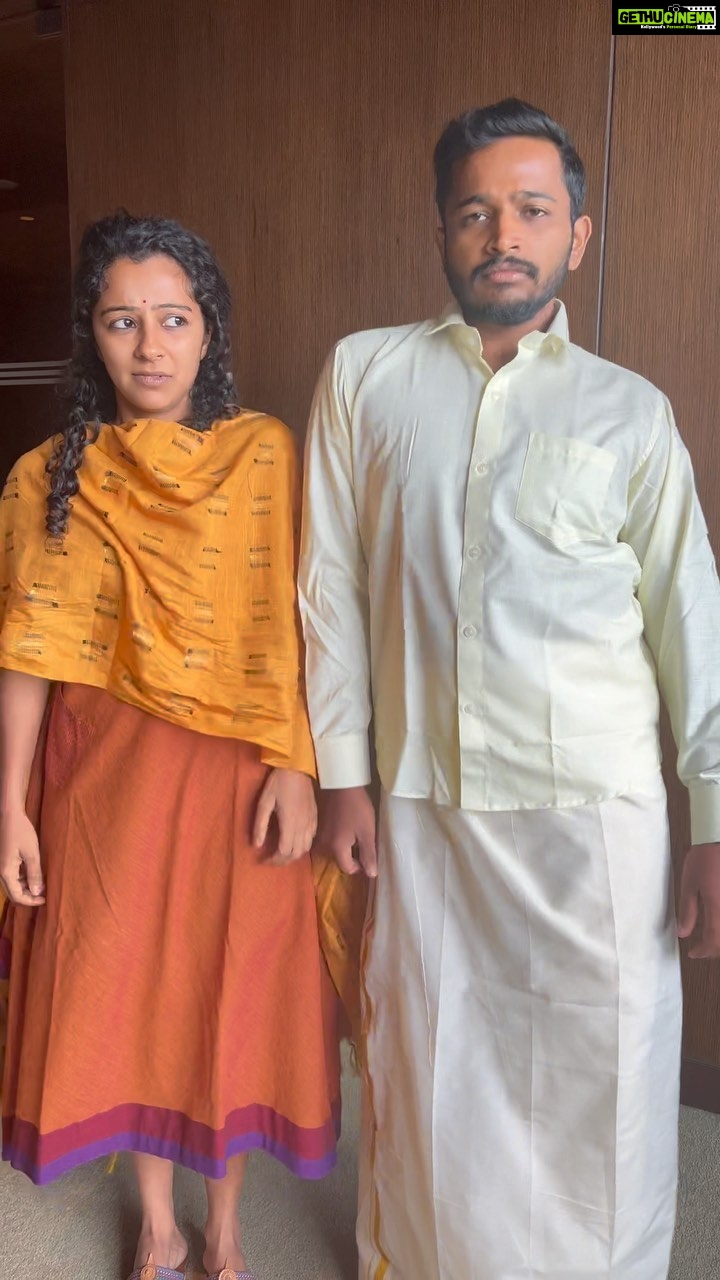 Darshana Rajendran Instagram - First reel after an arranged marriage 😁😁 #jayajayajayajayahey #jayajayajayajayaheyreels #jayajayajayajayaheyreelscontest #j4h #BasilJoseph #darsanarajendran