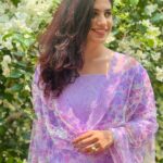 Deepa Thomas Instagram – @tamanna_dil_ki_ Loved this pretty lavender salwar set ! 🤍🥺 . This is super comfy for the summer days  and I swear that I can wear it any day 😘! ✨💜