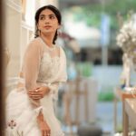 Deepa Thomas Instagram – And suddenly you know…It’s time to start something new and trust the magic of beginnings ✨:) 

The amazing team :) – 
Wearing : @t.and.msignature 
Jewellery : @m.o.dsignature 
Photography : @fazil_photography__ 
Makeup & hair : @makeup_by_mariyaaa
Location : @addresshome.kochi Address Home