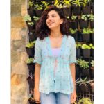 Deepa Thomas Instagram - 💫 Blue cotton jacket : @jugalbandhi ❤️