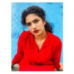 Deepa Thomas Instagram - Love yourself ! 🌹 Wearing red Kurti from @online_shopping_cartt ❤️ Makeup & hair : @rizwan_themakeupboy ❤️ SFS Airport Royale