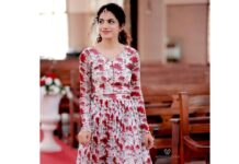 Deepa Thomas Instagram - @barqatdesigns Absolutely loved this dress. Thankyou ❤️ Jewellery : @ladies_planet_rental_jewellery 📸 : @moonwedlock