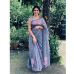 Deepa Thomas Instagram – T𝚑𝚊𝚗𝚔𝚢𝚘𝚞 𝚜𝚘 𝚖𝚞𝚌𝚑 𝚏𝚘𝚛 𝚝𝚑𝚒𝚜 𝚙𝚛𝚎𝚝𝚝𝚢 𝚜𝚊𝚛𝚎𝚎 🌸💕 @shadespalette 
@parvathyshibukombara
#saree #paidcollaboration