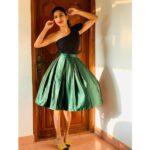 Deepa Thomas Instagram – Well,there’s one thing they can’t order me to stop dreaming!✨ The pretty dress designed by : @m_collections_by_merrypaul ♥️