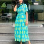 Deepa Thomas Instagram - Blue and green is always a good combination ♥️✅ Costume by @farz_couture @farzzfarzz7 SFS Homes