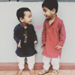 Deepa Thomas Instagram - Brothers Forever 💜 Appu&Achu