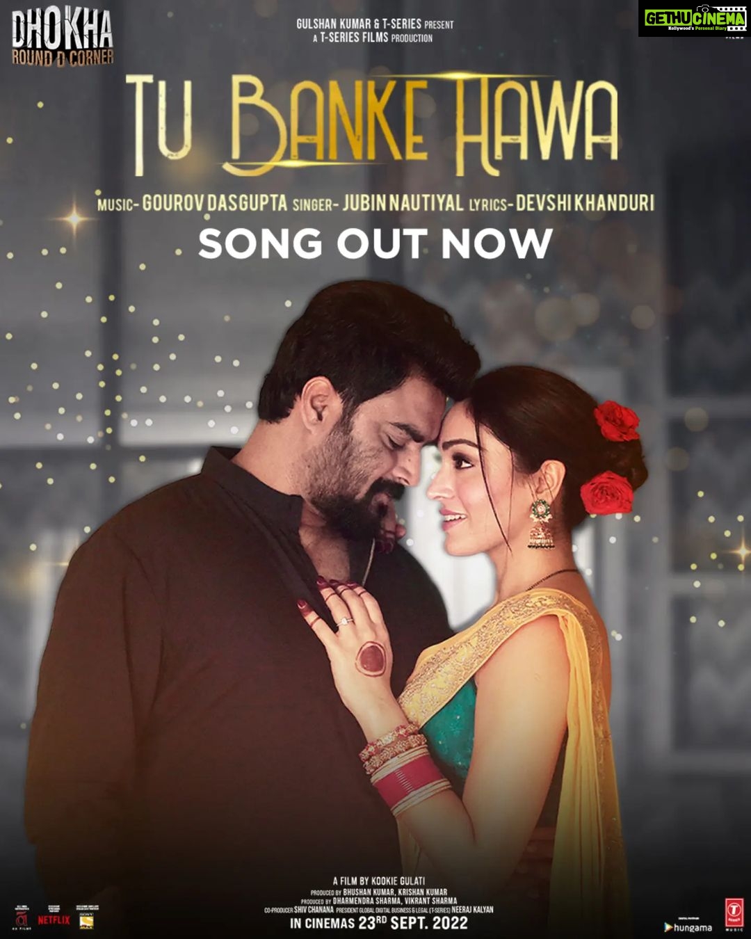 Devshi Khandur Instagram - The perfect song to make you fall in love with! #TuBankeHawa Song Out Now 💕 Penned ✍️ by yours @devshikhanduri Enjoy #DhokhaRoundDCorner IN CINEMAS THIS 23rd SEPTEMBER GET READY TO BE DECEIVED @actormaddy @khushalikumar @aparshakti_khurana @darshankumaar @kookievgulati @jubin_nautiyal @devshikhanduri @gourovdasgupta @CastingChhabra #BhushanKumar #KrishanKumar @dharmendraedt @vickssharma @shivchanana @tseriesfilms @tseries.official @aafilms.official @somriggs_production
