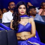 Dharsha Gupta Instagram - 💙Luv u all & thankuuu fr each & everyone who made our audio launch very spl💙 Makeup- @jiyamakeupartistry Hairstylist- @mani_stylist_ Costume- @vasana.fashion Styled by- @sen_smily_girl Pic- @pugazhmurugan_