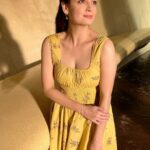 Dia Mirza Instagram - Do what you love. Love what you do 💫🌱 #MammaAtWork @lotus_organicsplus campaign coming soon 💚🌼 White dress @hemantandnandita Yellow dress @kharakapas Lavender dress @_aje_ @lemill Styled by @theiatekchandaney Assisted by @kharkhoshia_preeti Make up @shraddhamishra8 Hair @karanrai001 Personal assistant @shyam_sahoo17 Managed by @shruti8711 @exceedentertainment Roseate House New Delhi