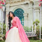 Divya Bharathi Instagram - Happy Diwali everyone🌸🌸🌸 Wearing @devraagh Styling @styled_by_arundev Photography @studioteamdestiny Studio @elementspalmvalley MUA @makeup_by_shibinantony Jewellery @abharanashaala