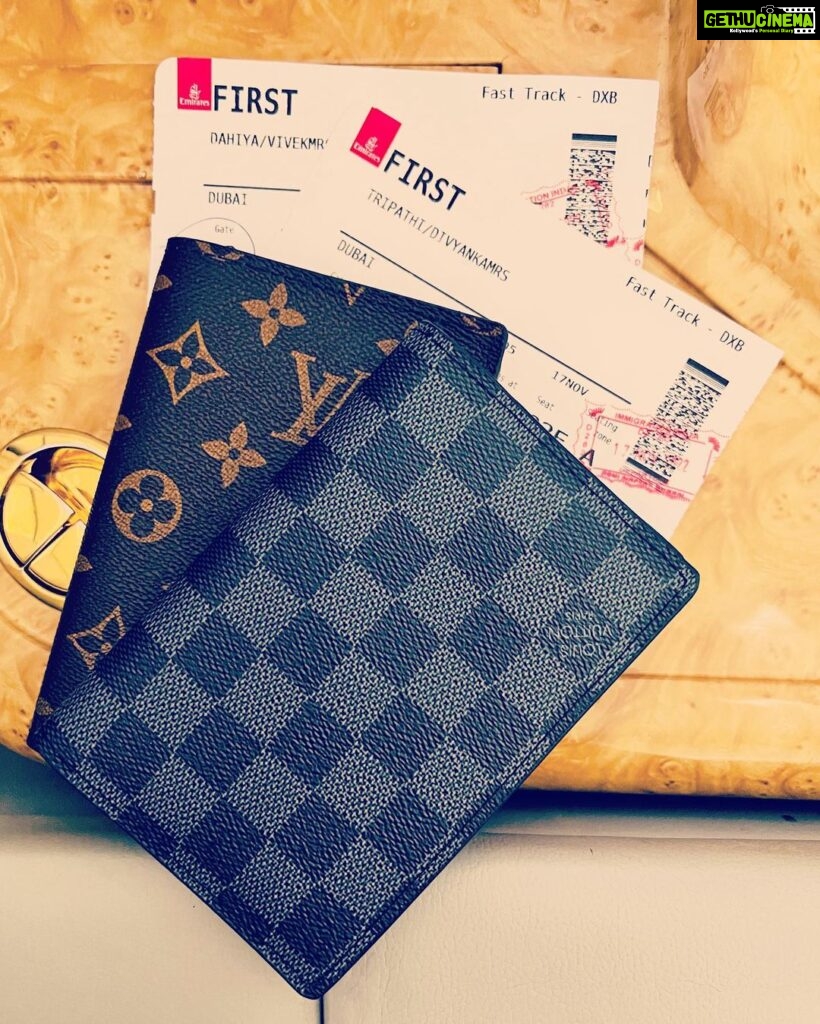Divyanka Tripathi Instagram - Sharing our love for travel. Landing in UAE while posting this.🙂🙃