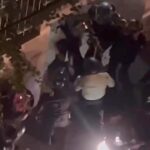 Elnaaz Norouzi Instagram - WARNING ⚠️ sensitive content A boy being hit by multiple “police” forces of the regime, driven over with a bike and finally shot at.. EVERYTHING CLEARLY VISIBLE - this needs to be seen! 😔 . . . . . . . . #opiran #mahsaamini #freeiran #iran #iranrevolution