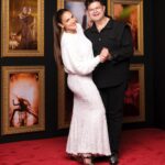 Esha Deol Instagram - Sharing the frame with the man himself @dabbooratnani It was absolutely lovely & felt so nostalgic being clicked by you after ages. Effortless & fabulous as always you & your better half @manishadratnani are a delight to work with and make a fantastic duo . Hope you all enjoy these pictures as much as we did while shooting them . #picoftheday #dabooratnani #thebest #photography #photoshoot #eshadeol #whitegown #eveningvibes #glam #gratitude ♥️🧿