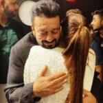Esha Deol Instagram – Warmest hugs from the warmest hearts ♥️ @duttsanjay The Theater Dubai