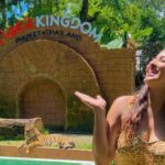 Eshanya Maheshwari Instagram - I just met the most magnificent creatures in the world Tiger 🐅 and cheetah 🐆 At this beautiful and well managed @tigerkingdom_phuket 😍 They have soo many tigers , white tiger and cheetahs to be honest I’m even scared of dogs 🙈 so I didn’t wanted to enter this place in the start but my friends pushed me, and staff at @tigerkingdom_phuket they made me so comfortable around tiger and cheetah 😅 they definitely have some rules which you have to maintain to experience the up close look of these gorgeous animals So go visit @tigerkingdom_phuket on your next visit to Phuket Wearing - @veromodaindia Travelling partner- @bonvoyage_escapes Tiger Kingdom Phuket