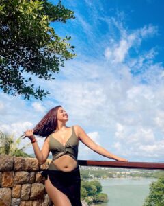 Eshanya Maheshwari Instagram - Soul of sunshine ☀️✨🫶🏻 Relaxing at this beautiful property by @westinphuket 💖 PS- if Tanning burned Calories I’d be a Victoria’s Secret Angel 😉 Swimwear- @angelcroshet_swimwear Location - @westinphuket Travelling with- @bonvoyage_escapes #angelbaby #sunnyday #sunshine #swimmingpool #swimwear #esshanya #travelblogger #esshanyamaheshwari #phuket The Westin Siray Bay Resort & Spa Phuket