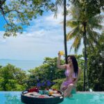 Eshanya Maheshwari Instagram - Had perfect Sunday ☺️ with this floating breakfast 🫶🏻 In my pool with the amazing view of blue sky and a beach with green water 😍 @islandescape_burasari made my morning perfect with best breakfast and my favourite 🥐 PS- swimming and swinging the fresh juice and yummy 😋 breakfast Swimwear @angelcroshet_swimwear Location 📍 @islandescape_burasari Travelling partner- @bonvoyage_escapes #breakfast #flotingbreakfast #breakfastwithaview #pool #pooltime #islandescapebyburasari #phuket #travelblogger #instatravel #esshanyamaheshwari #esshanya Island Escape by Burasari
