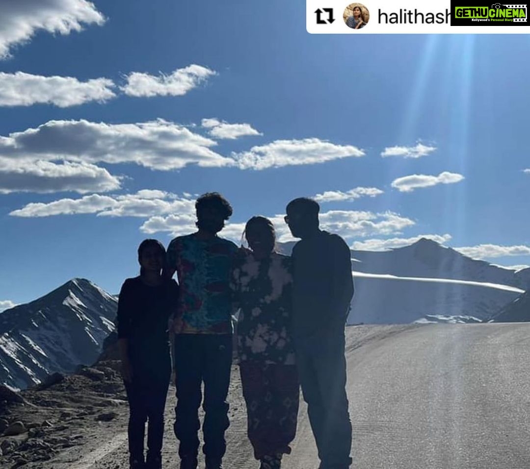 Esther Anil Instagram - There are films you get to be a part of and then there are films that become a part of you. 24 days is Ladakh. The changing weather, high altitude, long hours of travelling, a bleeding nose everyday and many other hardships. Yet, I have given my all for this one. #Minmini (Fireflies) ✨ 🤍 Heart is full 🤍 #Repost @halithashameem with @use.repost ・・・ It's a wrap for #Minmini. My mind is so calm and serene as we complete the shoot for Minmini. Could feel the tranquil sunshine within me. நெடு நாள் கண்டதும்,நெடுந்தூரம் சுமந்ததுமான இக்கனவு படமாக்கப்பட்டுவிட்டது என்பதனை மன நிறைவுடன் தெரிவித்துக் கொள்கிறேன்! நன்றி!!!