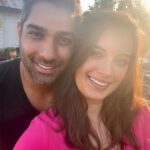 Evelyn Sharma Instagram – My best life with you! 🥰 

#momanddad