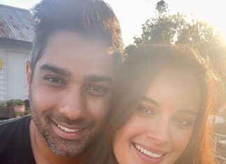 Evelyn Sharma Instagram - My best life with you! 🥰 #momanddad