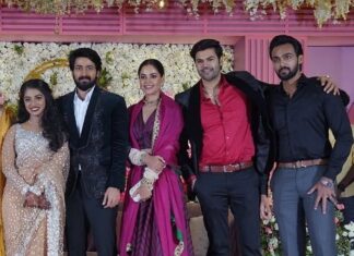 Ganesh Venkatraman Instagram - Cheers to ur 'Happily Ever After' Nanba @iamharishkalyan ❤🤗 Wishing u and @narmadaudayakumar a lifetime full of understanding, companionship and never ending love 😍😘 #happymarriedlife #friendship #love @actorarav @bindu_madhavii