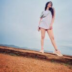Garima Jain Instagram - The feeling of contentment… . . . . . #garimajain #adventuretravel #adventurelife #mountainlife #goan #shacks #hawaii #bandanastyle #bandana #sunglassesfashion #sneakers #sneakerhead #sneakersaddict #shoes #shoesaddict #oversized #goa #goadiaries #mountainscape #landscapephotography #landscape #boat #cruiselife #cruise #offshore #streetstyle #streetshopping Castle Rock Sigiriya