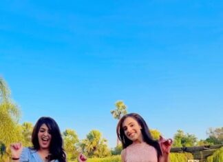 Garima Jain Instagram - Cuties 💖💙. @simaranhk @officialgarimajain @zeetv @zee5shows #aggartumnahote #zeetv #niyati #vidhi