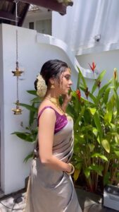Gayathri Suresh Instagram - 💕 Make Up : @alagne_signature