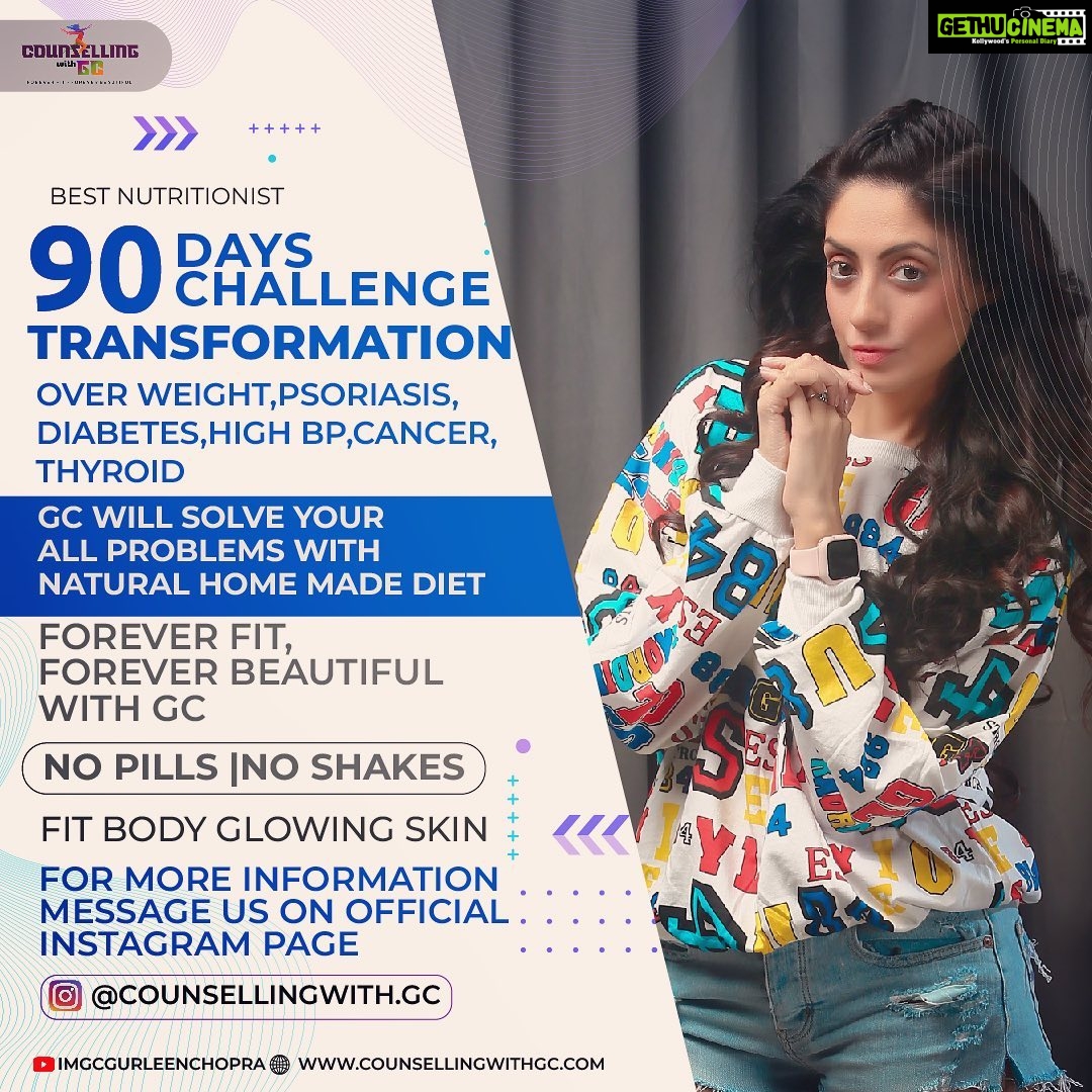 Gurleen Chopra Instagram - JUST 90 DAYS STRAIGHT WITH ORGANIC DIET AND YOU GET A HEALTY & FIT LIFE THAN EVER π― JUST WITH GC NATURAL DIET π― . Contact team @counsellingwith.gc @igurleenchopra . . . . . . . . . . . . . . . . . #fullbodypackage #healthy #homemadediet #healthaddict #dietaddict #healthybody #heathydiet #bestnutrition #womenhealth #homemadedietpackage #homemaderemedies #90dayschallange #acnetips #fatlosstips #thyroidtips #anxietyawareness #dailydietchart #transformation #obesity #obesitytips #bestnutritionist #motivation #counsellingwithgc #igurleenchopra #youtubeimgc