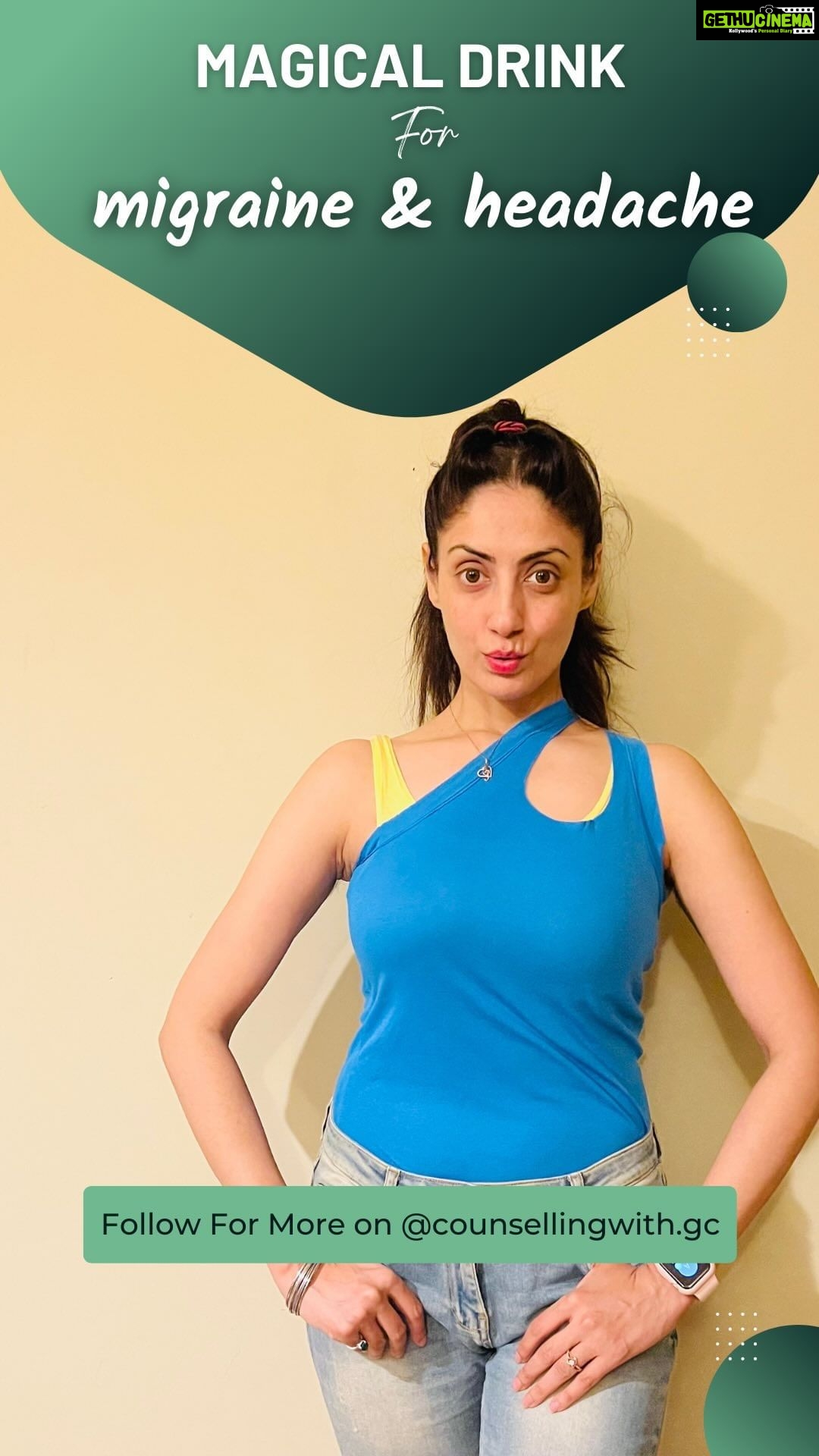 Gurleen Chopra Instagram - ARE YOU SUFFFERING FROM MIGRAINE OR REGULAR HEADACHES? ARE YOU TIRED OF MEDICINES? NOW TRY GC MAGICAL DRINK TO GET RID OF MIGRAINES. MAKE A DRINK OF - AAMLA - NEEM LEAVES - ADRAK Mix these and make a drink for yourself FOR 10 DAYS GUARANTEED RESULTS . BOOK APPOINTMENT WITH GC @COUNSELLINGWITH.GC @IGURLEENCHOPRA @TEAM_COUNSELLINGWITHGC +91 70219 29084 . . . . . . . . . . #migraine #migrainetips #headaches #magicaldrink #neemleaves #healthy #nutritionist #healthcoach #nutrionaldiet #nutritional #healthydiet #healthydrink #organicdiet #counsellingwithgc #igurleenchopra #youtubeimgc