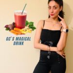 Gurleen Chopra Instagram - YOUR MAGICAL HOME MADE DRINK FOR - PINK SKIN AND REGULAR PERIODS. . ADD - 1. BEETROOT 2. CARROT 3. PUDINA ( MINT ) 4. ADRAK ( GINGER ) . NOW MIX THEM AND MAKE A DRINK FOR YOURSELF AND DRINK IT FOR REGULAR 7 DAYS. . TRUST GC, YOU WILL GET A PINK, GLOWY AND CLEAR SKIN AND REGULAR PERIODS. . SHARE THIS VIDEO MORE AND MORE WITH YOUR FRIENDS AND FAMILY. . . . . . #pinkskin #clearskin #glowyskin #skincare #skindrink #homemadedrink #naturalskin #naturalskindrink #regularperiods #perioddrink #beetroot #healthcoach #nutritionist #homemadediet #counsellingwithgc #igurleenchopra #youtubeimgc